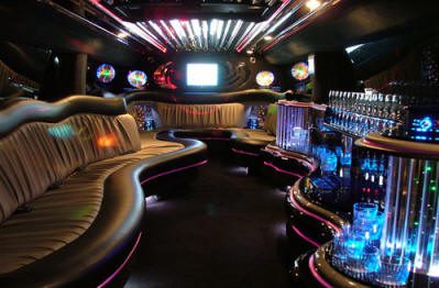 hummer limo interior