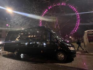 BLACK PARTY BUS