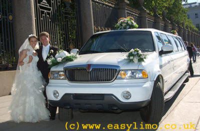 White Navigator Limo