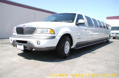 White Navigator limousine