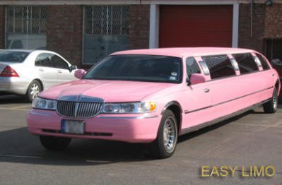 Pink Lincoln Limousine