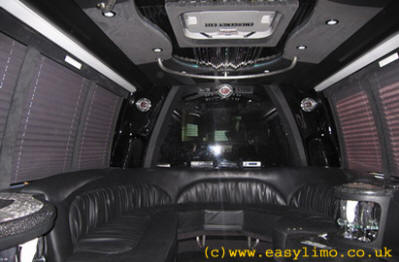 party bus interior